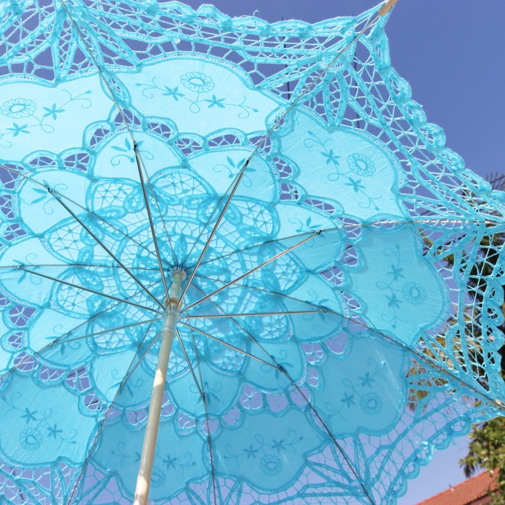 Host Pick! 🎉 Beautiful Brand New Batten Lace Parasols 🌂☂️ - Picture 7 of 16